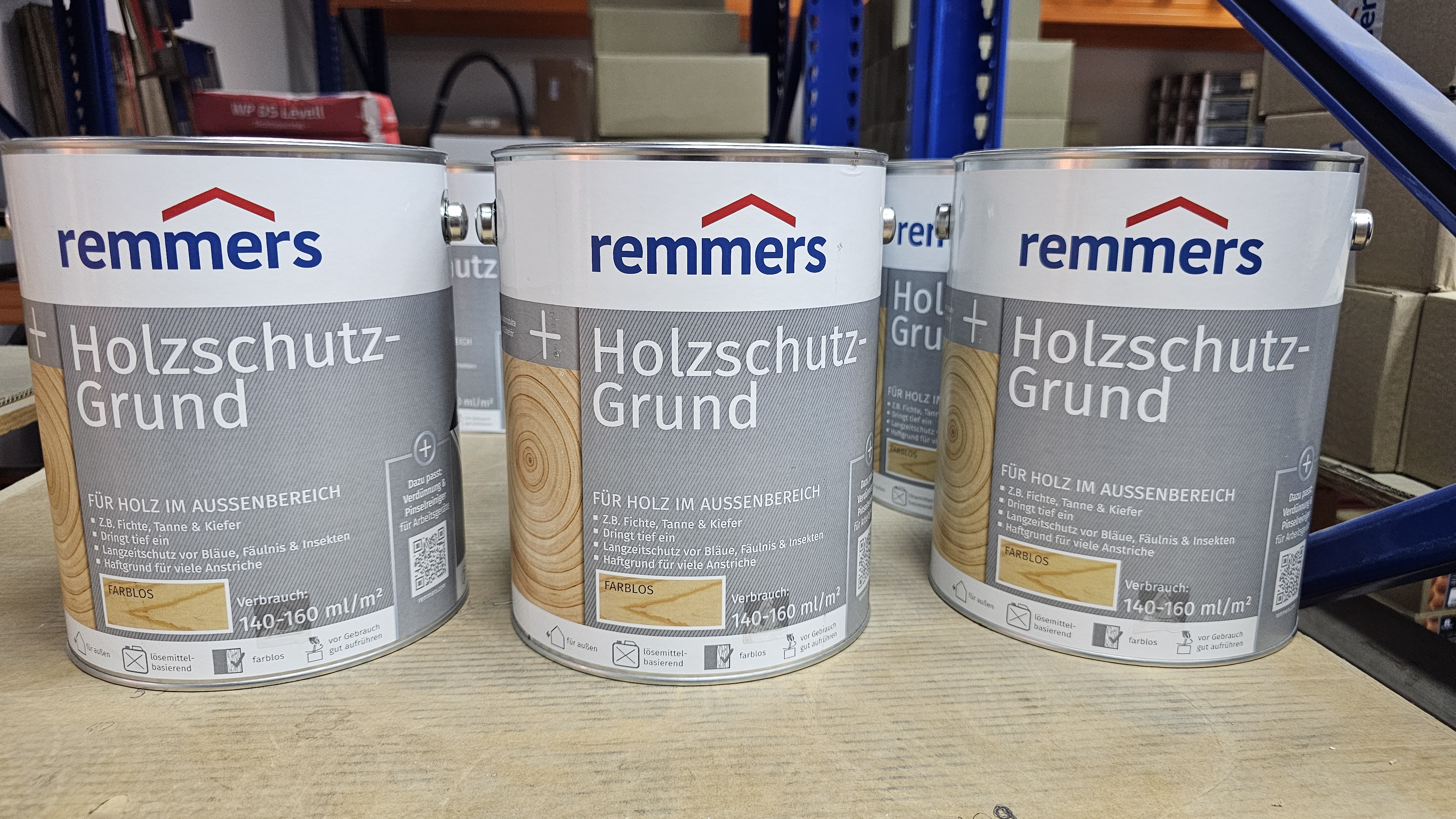 Нанесение Holzschutz-Grund Aqua Remmers